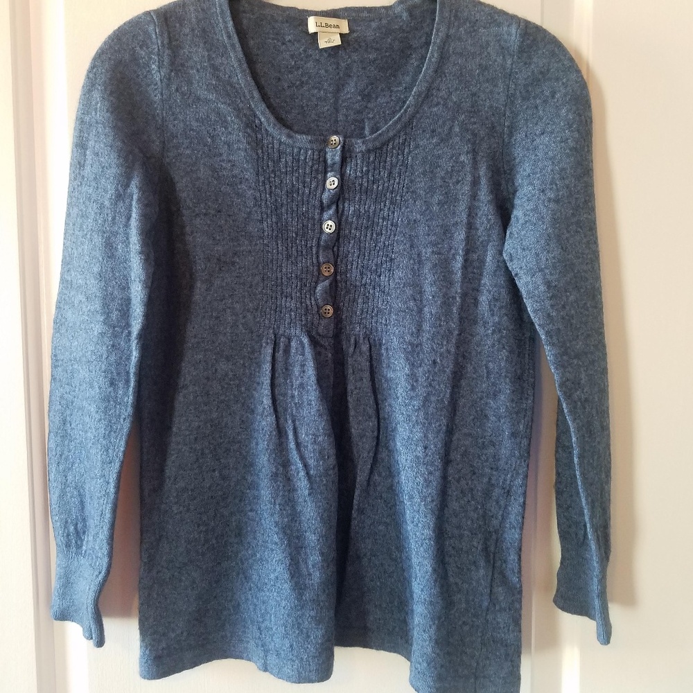 L.L. Bean - Viscose Scoop Neck Sweater